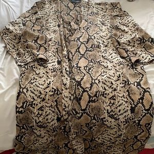 Fashion nova reptile shawl/cover up